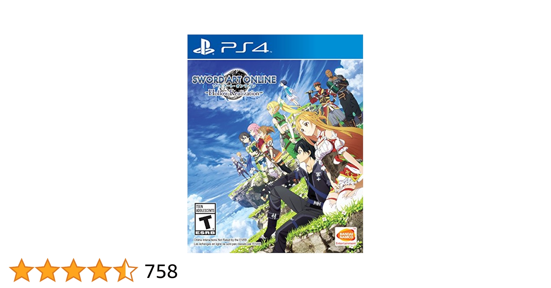 Nintendo Switch SAO ps4 500 Sword Art Online: Hollow Realization | Bandai | GameStop